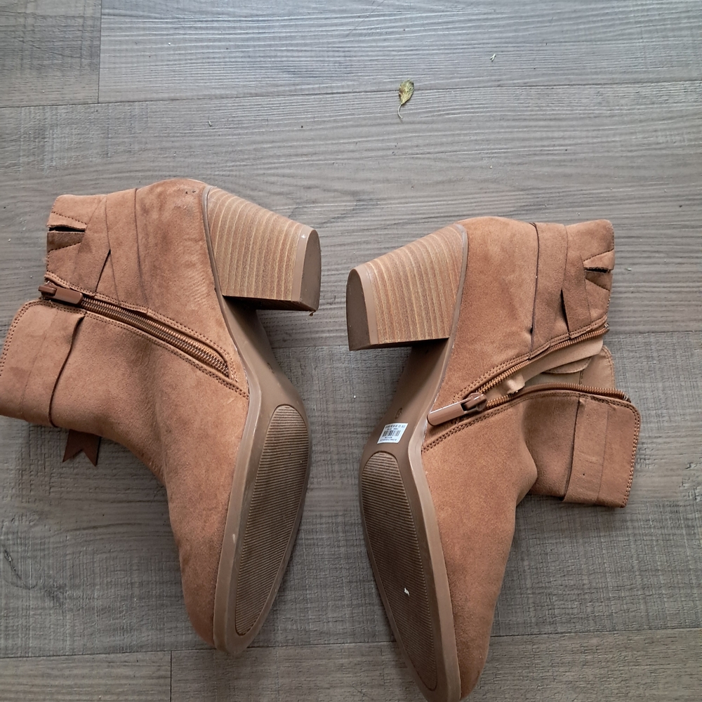 Torrid Brown Ankle Boots with Modern Design